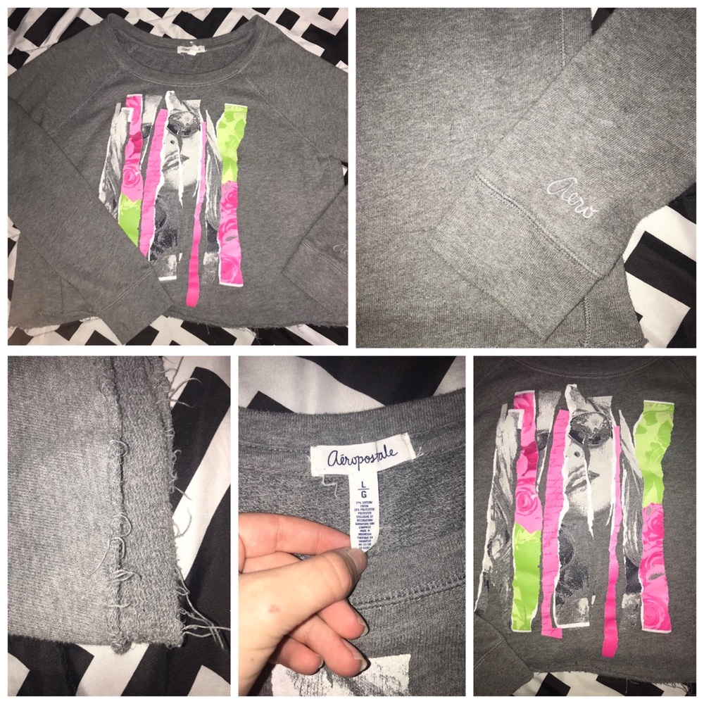 Aeropostale cropped sweater